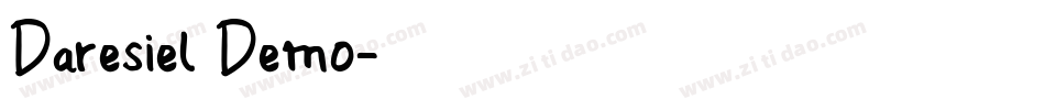 Daresiel Demo字体转换